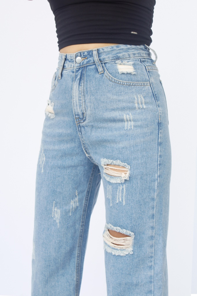 PANTALON DENIM DESTROY